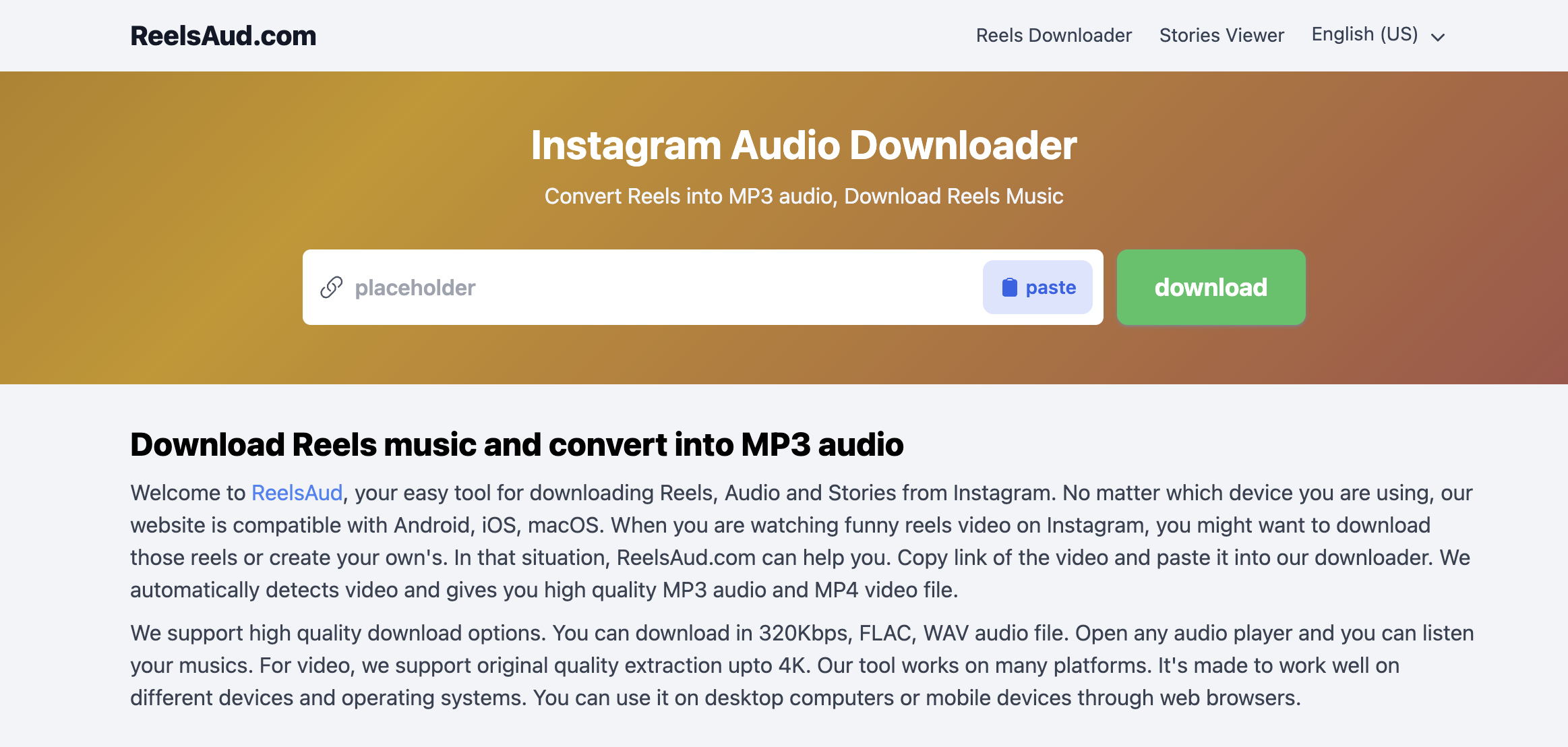 Best Reels MP3 Downloader